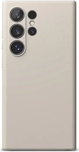 Ringke Silicone Samsung Galaxy S24 Ultra Hoesje MagSafe Beige afbeelding 16