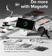 Ringke Silicone Samsung Galaxy S24 Ultra Hoesje MagSafe Beige afbeelding 3