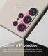 Ringke Silicone Samsung Galaxy S24 Ultra Hoesje MagSafe Beige afbeelding 6