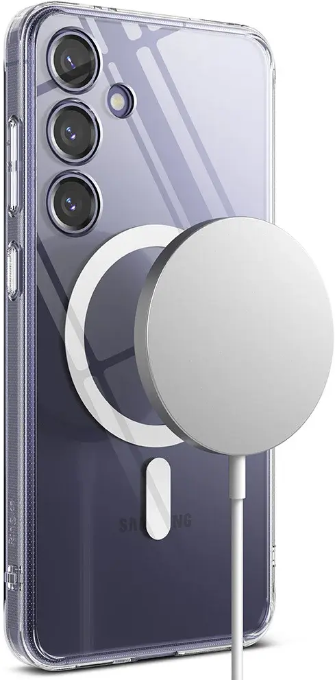 Ringke Fusion Samsung Galaxy S24 Plus Hoesje MagSafe Transparant afbeelding 13
