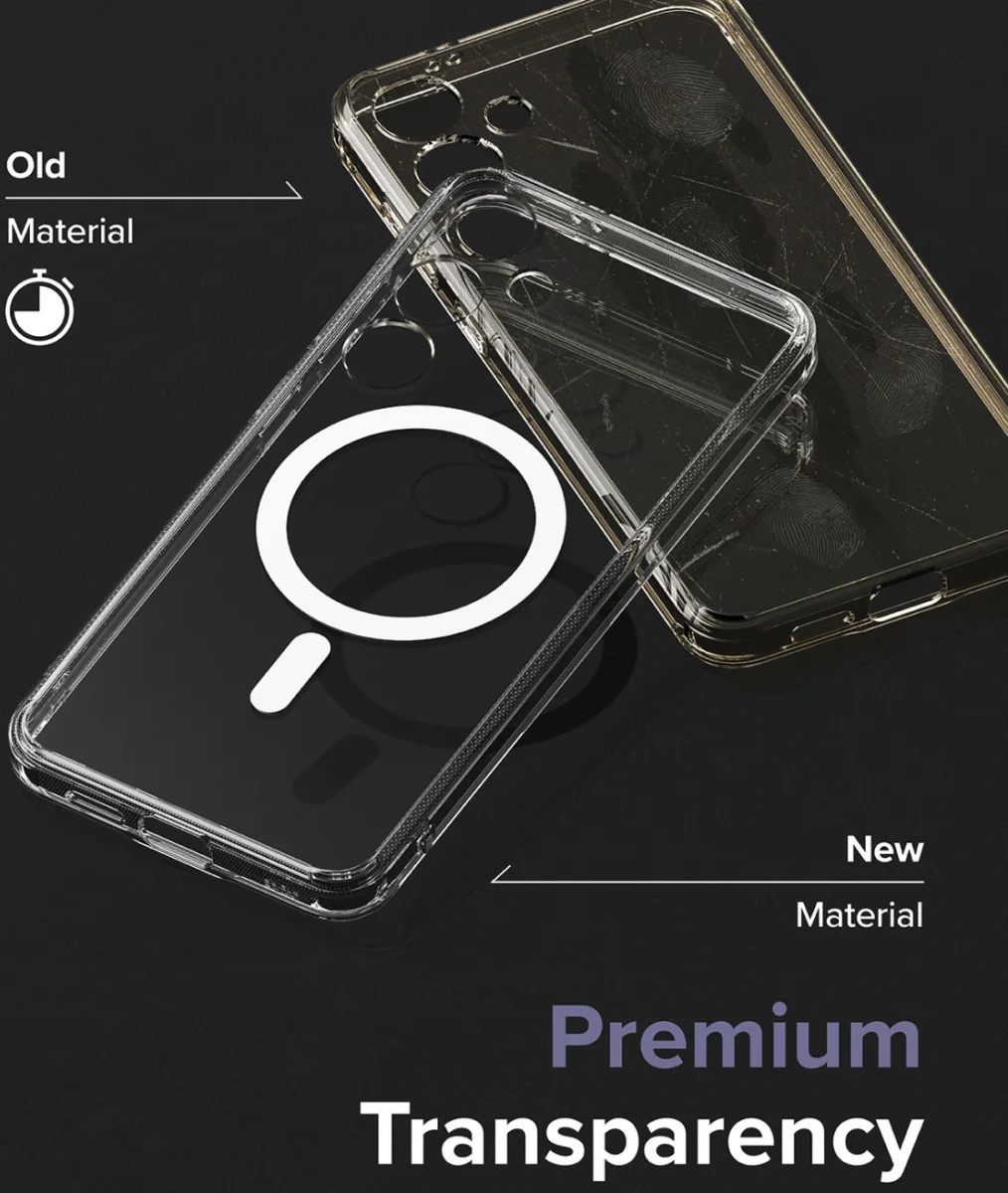 Ringke Fusion Samsung Galaxy S24 Plus Hoesje MagSafe Transparant afbeelding 6