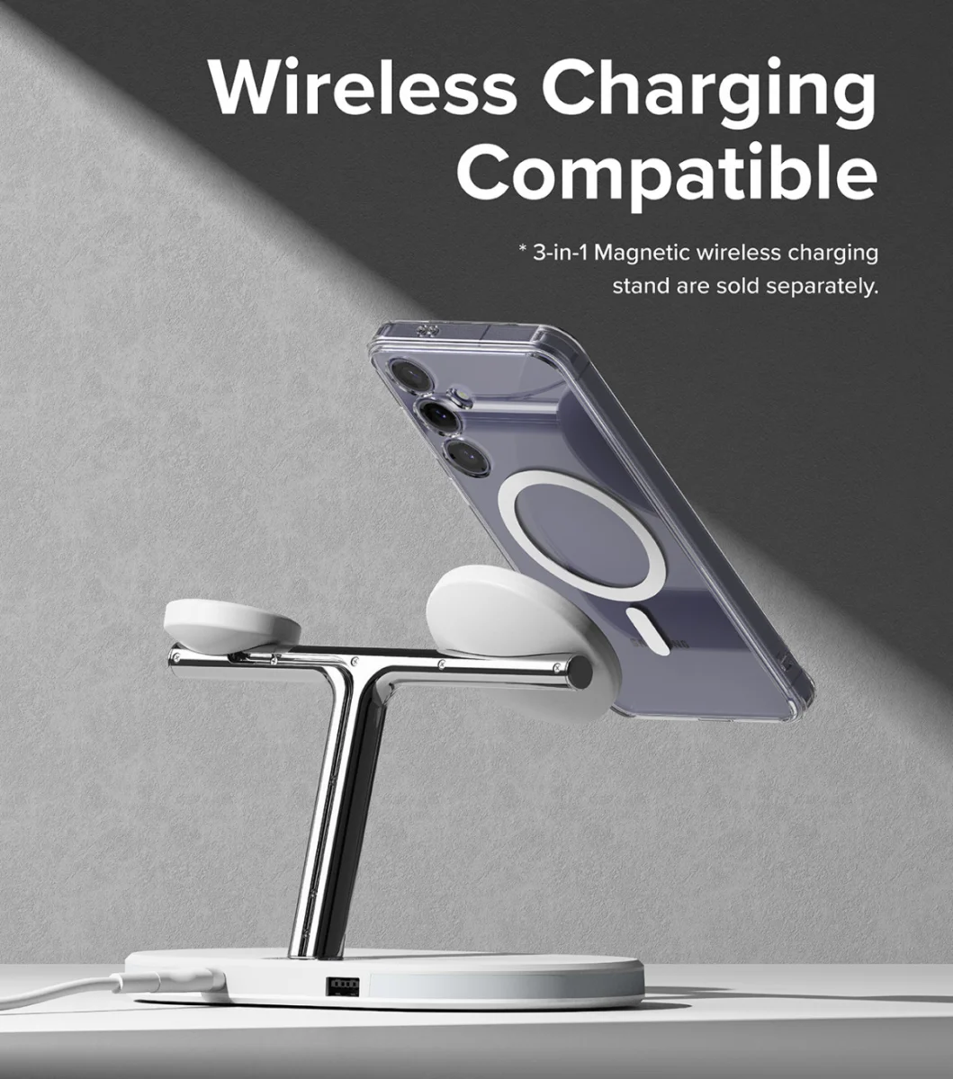 Ringke Fusion Samsung Galaxy S24 Plus Hoesje MagSafe Transparant afbeelding 7