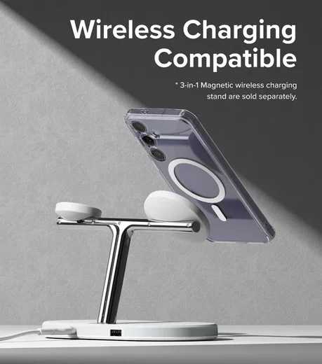 Ringke Fusion Samsung Galaxy S24 Plus Hoesje MagSafe Transparant afbeelding 7