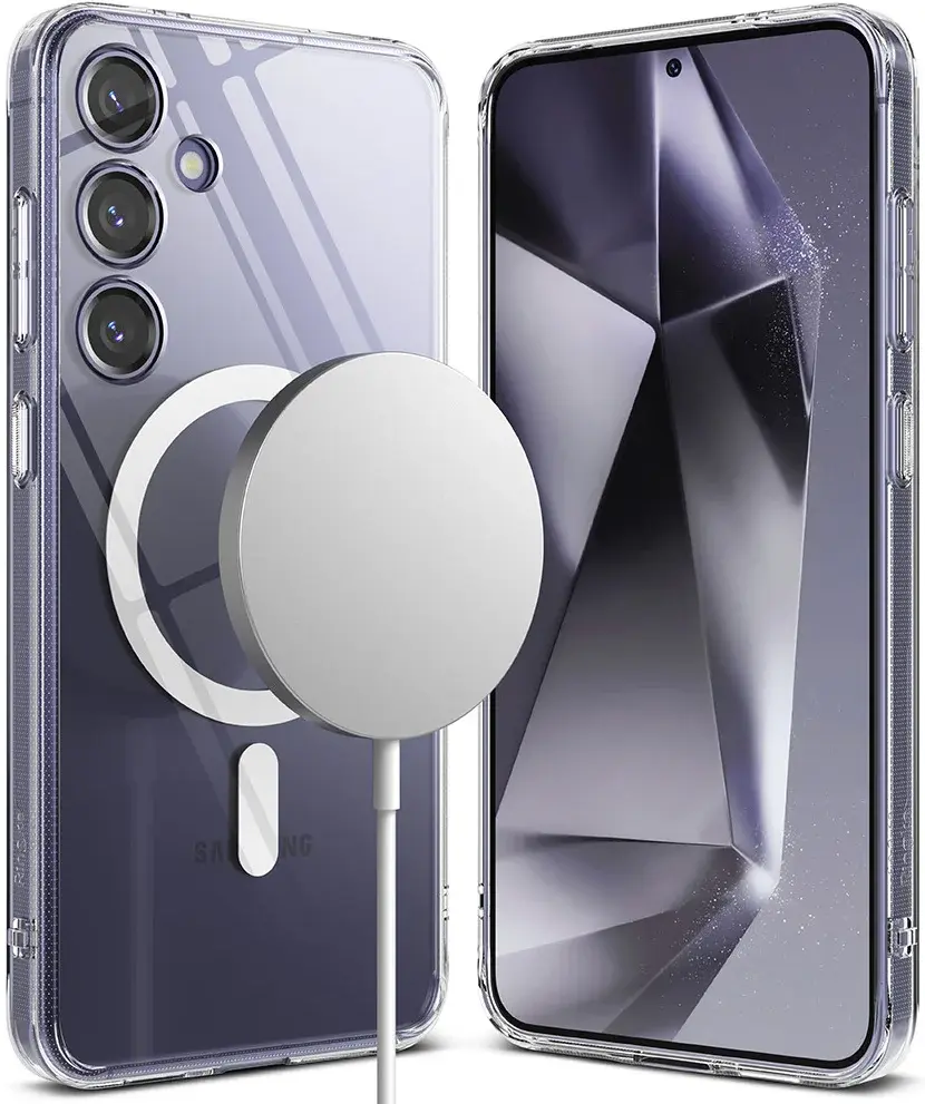 Ringke Fusion Samsung Galaxy S24 Plus Hoesje MagSafe Transparant afbeelding 2