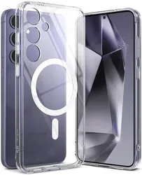 Ringke Fusion Samsung Galaxy S24 Plus Hoesje MagSafe Transparant afbeelding