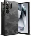 Ringke Onyx Samsung Galaxy S24 Ultra Hoesje TPU Back Cover Camo Zwart