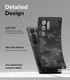 Ringke Onyx Samsung Galaxy S24 Ultra Hoesje TPU Back Cover Camo Zwart afbeelding 7