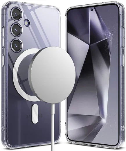 Ringke Fusion Samsung Galaxy S24 Hoesje MagSafe Transparant afbeelding 2