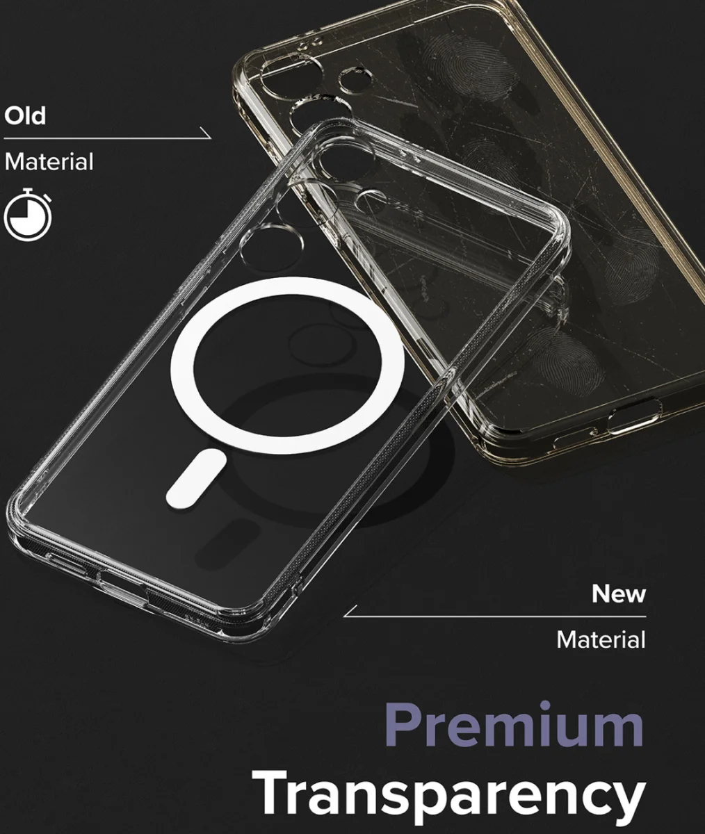 Ringke Fusion Samsung Galaxy S24 Hoesje MagSafe Transparant afbeelding 5