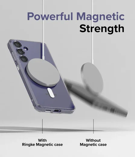 Ringke Fusion Samsung Galaxy S24 Hoesje MagSafe Transparant afbeelding 6