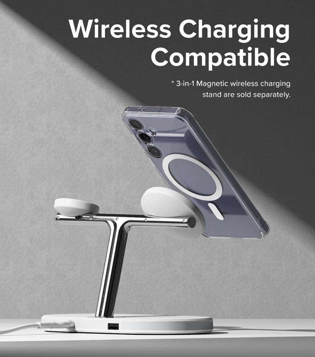 Ringke Fusion Samsung Galaxy S24 Hoesje MagSafe Transparant afbeelding 7