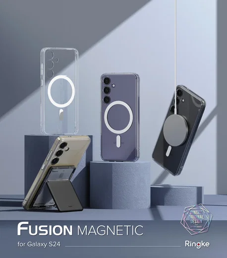 Ringke Fusion Samsung Galaxy S24 Hoesje MagSafe Transparant afbeelding 12