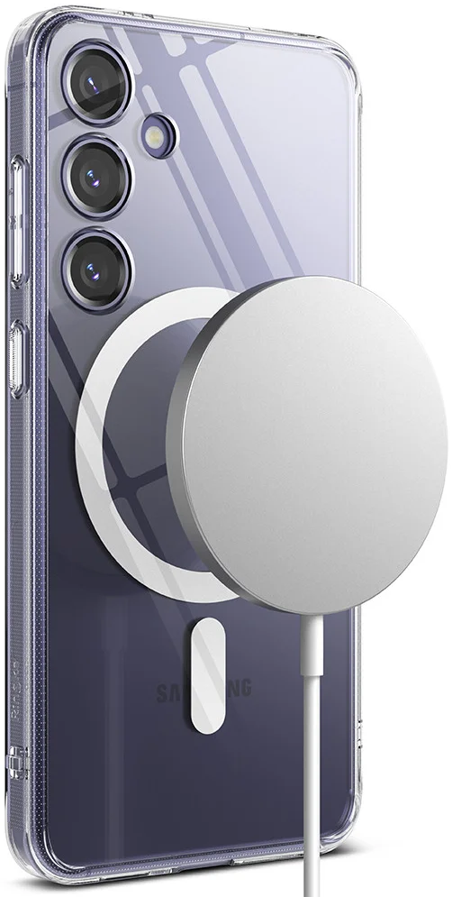 Ringke Fusion Samsung Galaxy S24 Hoesje MagSafe Transparant afbeelding 16