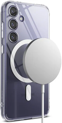 Ringke Fusion Samsung Galaxy S24 Hoesje MagSafe Transparant afbeelding 16