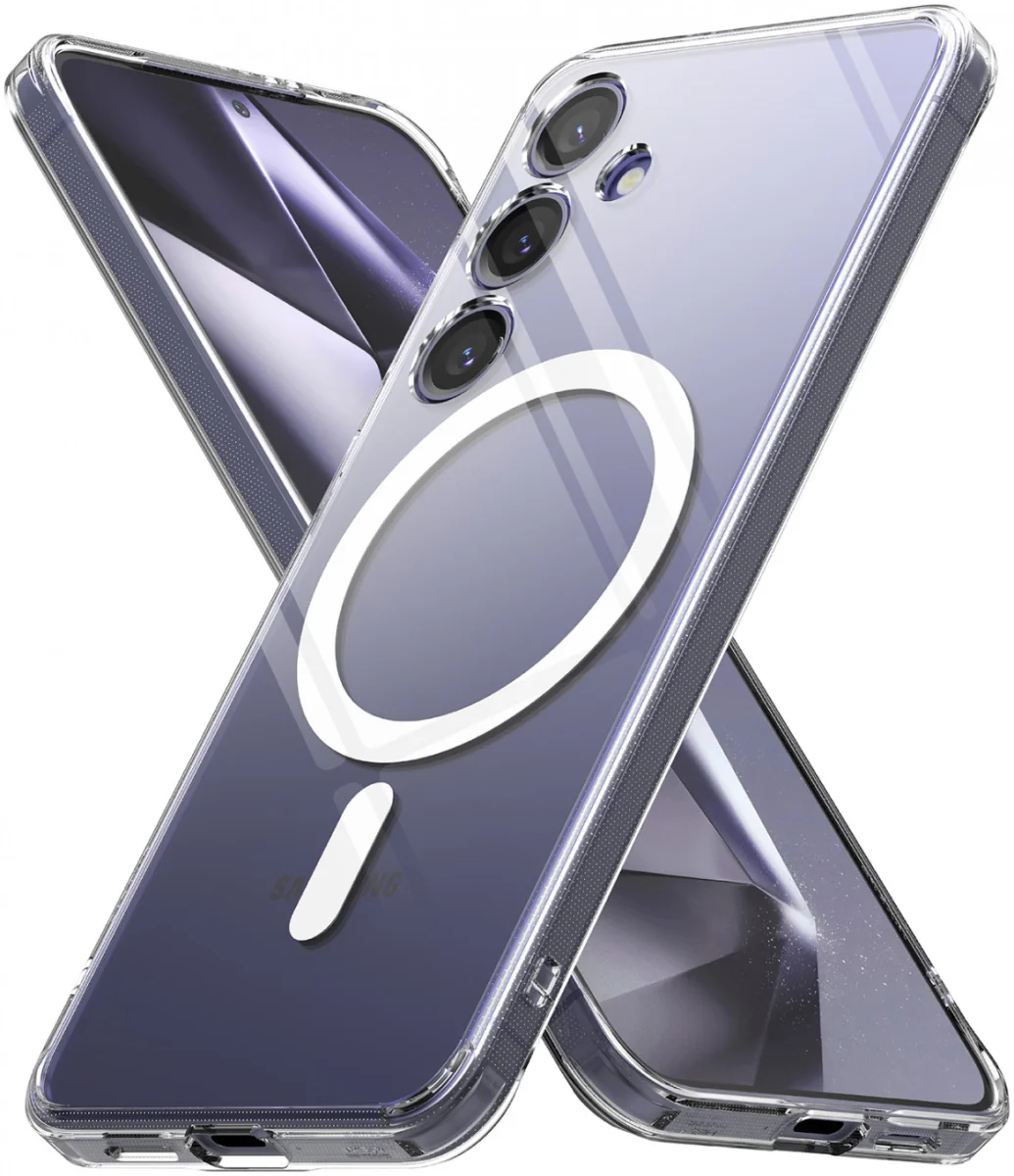 Ringke Fusion Samsung Galaxy S24 Hoesje MagSafe Transparant afbeelding 15