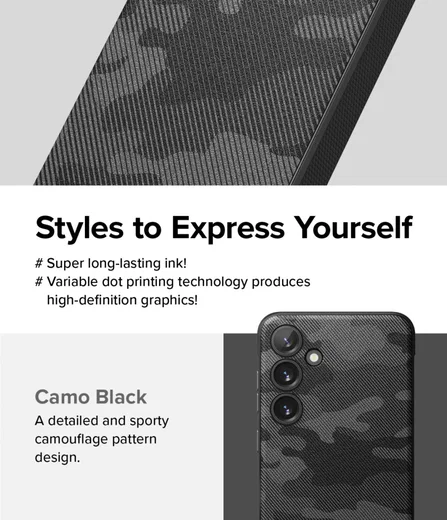 Ringke Onyx Samsung Galaxy S24 Hoesje Flexibel TPU Back Cover Camo afbeelding 4