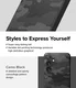 Ringke Onyx Samsung Galaxy S24 Hoesje Flexibel TPU Back Cover Camo afbeelding 4