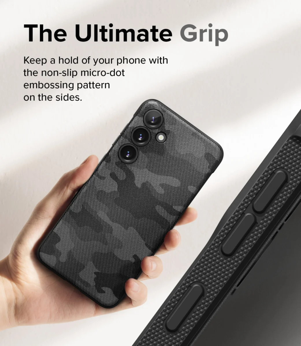 Ringke Onyx Samsung Galaxy S24 Hoesje Flexibel TPU Back Cover Camo afbeelding 6