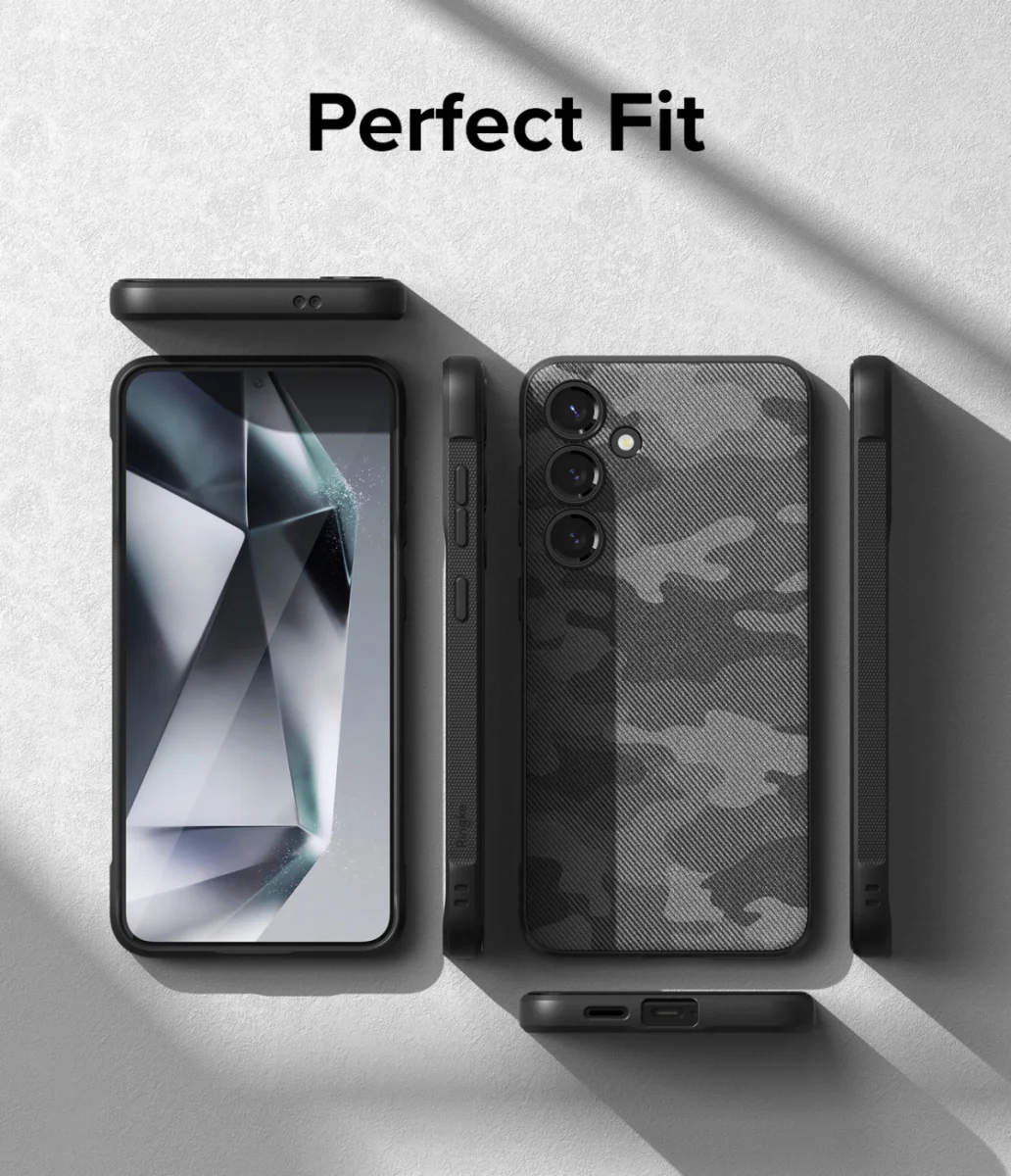 Ringke Onyx Samsung Galaxy S24 Hoesje Flexibel TPU Back Cover Camo afbeelding 9