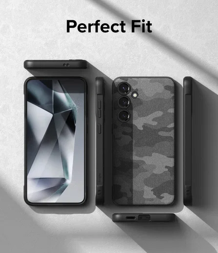 Ringke Onyx Samsung Galaxy S24 Hoesje Flexibel TPU Back Cover Camo afbeelding 9