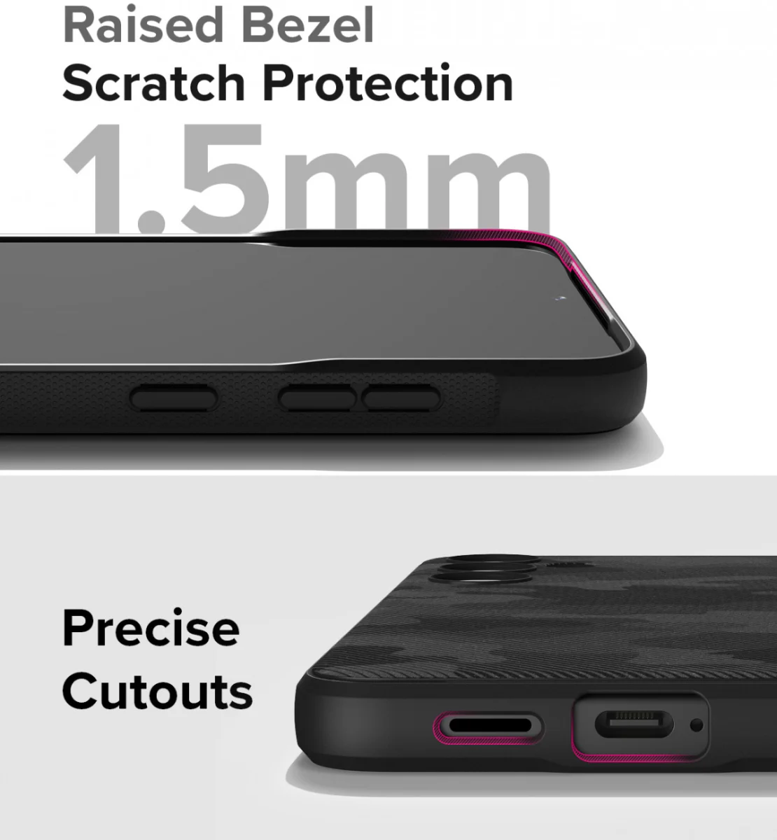 Ringke Onyx Samsung Galaxy S24 Hoesje Flexibel TPU Back Cover Camo afbeelding 11
