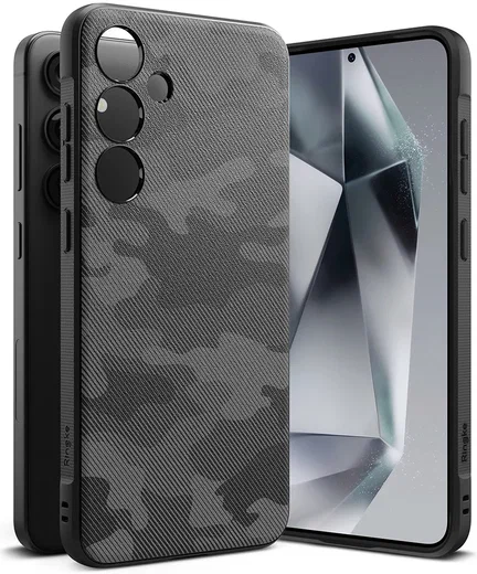Ringke Onyx Samsung Galaxy S24 Hoesje Flexibel TPU Back Cover Camo afbeelding 1