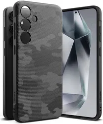 Ringke Onyx Samsung Galaxy S24 Hoesje Flexibel TPU Back Cover Camo afbeelding