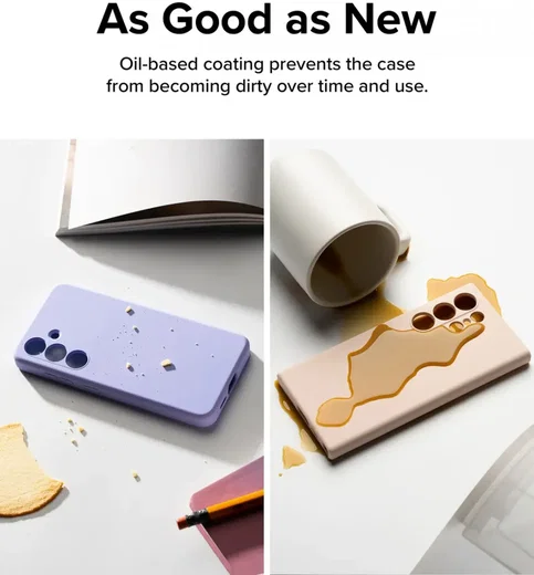Ringke Silicone Samsung Galaxy S24 Hoesje MagSafe Back Cover Zwart afbeelding 8