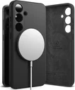 Ringke Silicone Samsung Galaxy S24 Hoesje MagSafe Back Cover Zwart