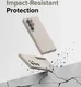 Ringke Silicone Samsung Galaxy S24 Hoesje MagSafe Back Cover Beige afbeelding 4