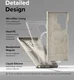 Ringke Silicone Samsung Galaxy S24 Hoesje MagSafe Back Cover Beige afbeelding 9