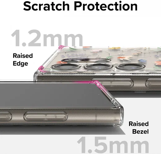 Ringke Fusion Samsung Galaxy S24 Ultra Hoesje Back Cover Dry Flowers afbeelding 11