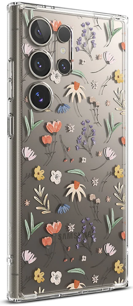 Ringke Fusion Samsung Galaxy S24 Ultra Hoesje Back Cover Dry Flowers afbeelding 16