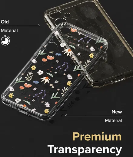 Ringke Fusion Design Samsung Galaxy S24 Hoesje Back Cover Dry Flowers afbeelding 6