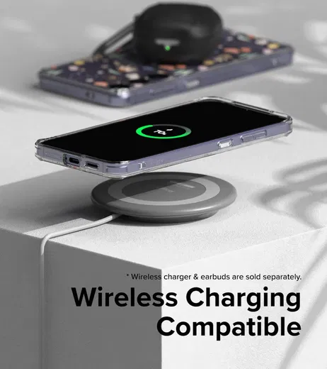 Ringke Fusion Design Samsung Galaxy S24 Hoesje Back Cover Dry Flowers afbeelding 7