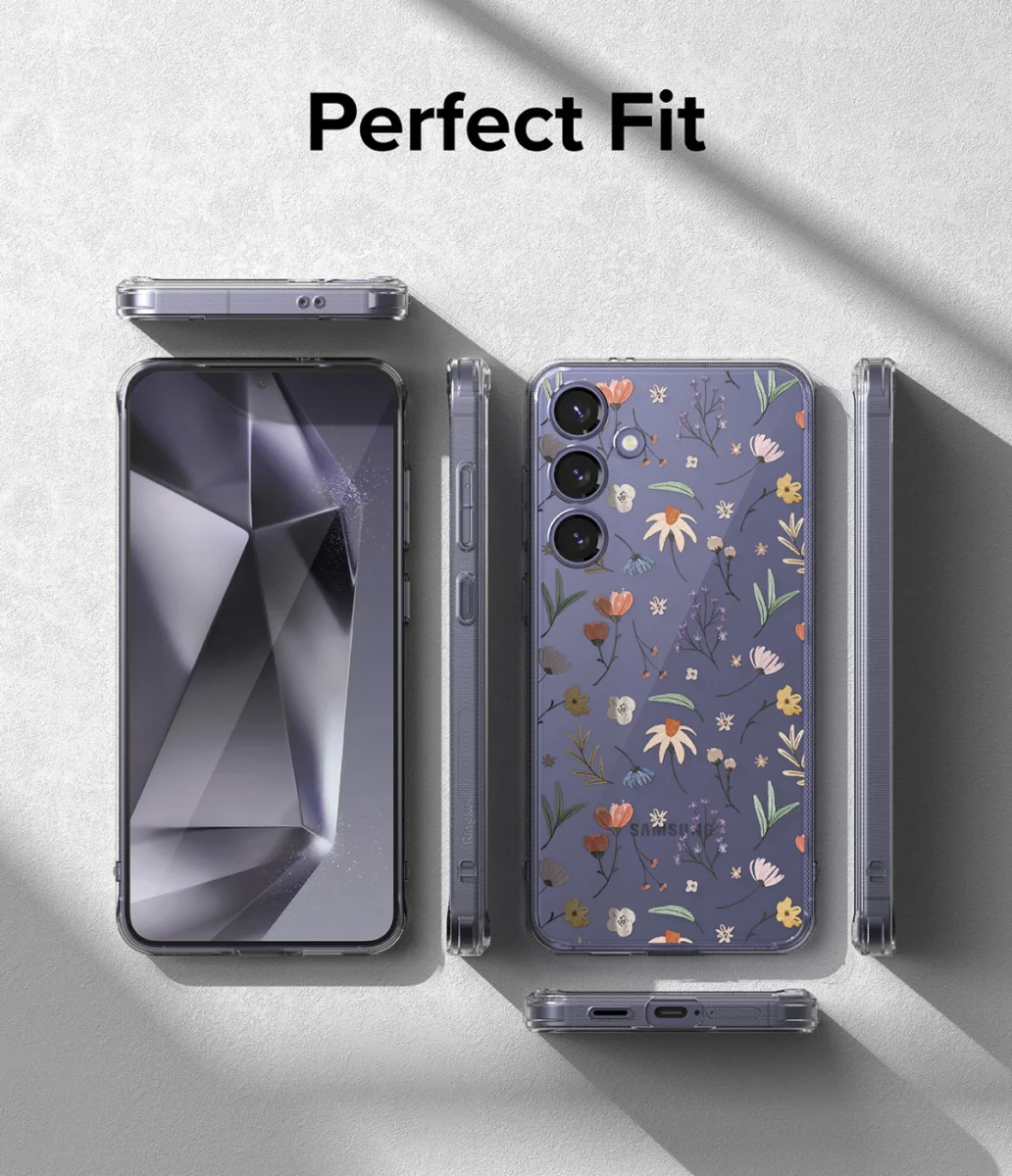 Ringke Fusion Design Samsung Galaxy S24 Hoesje Back Cover Dry Flowers afbeelding 8