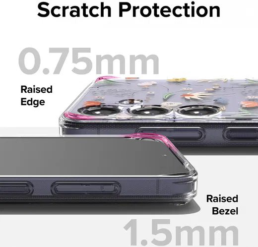 Ringke Fusion Design Samsung Galaxy S24 Hoesje Back Cover Dry Flowers afbeelding 10