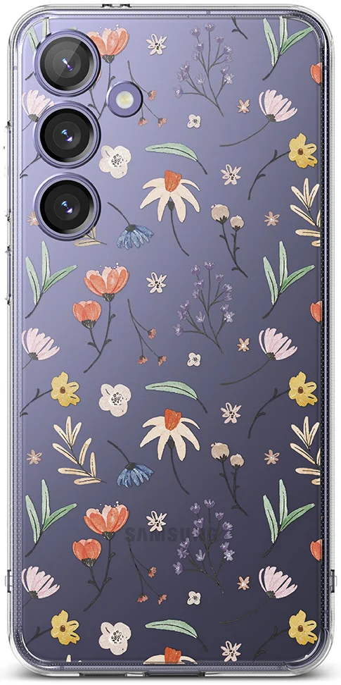 Ringke Fusion Design Samsung Galaxy S24 Hoesje Back Cover Dry Flowers afbeelding 14