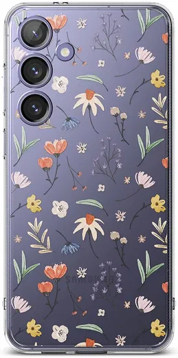 Ringke Fusion Design Samsung Galaxy S24 Hoesje Back Cover Dry Flowers afbeelding 14
