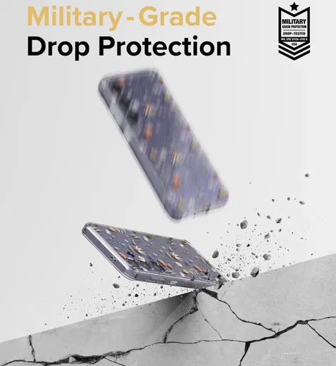 Ringke Fusion Design Samsung Galaxy S24 Hoesje Back Cover Dry Flowers afbeelding 4