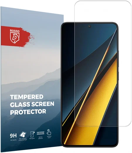Rosso Xiaomi Poco X6 Pro 9H Tempered Glass Screen Protector afbeelding 1