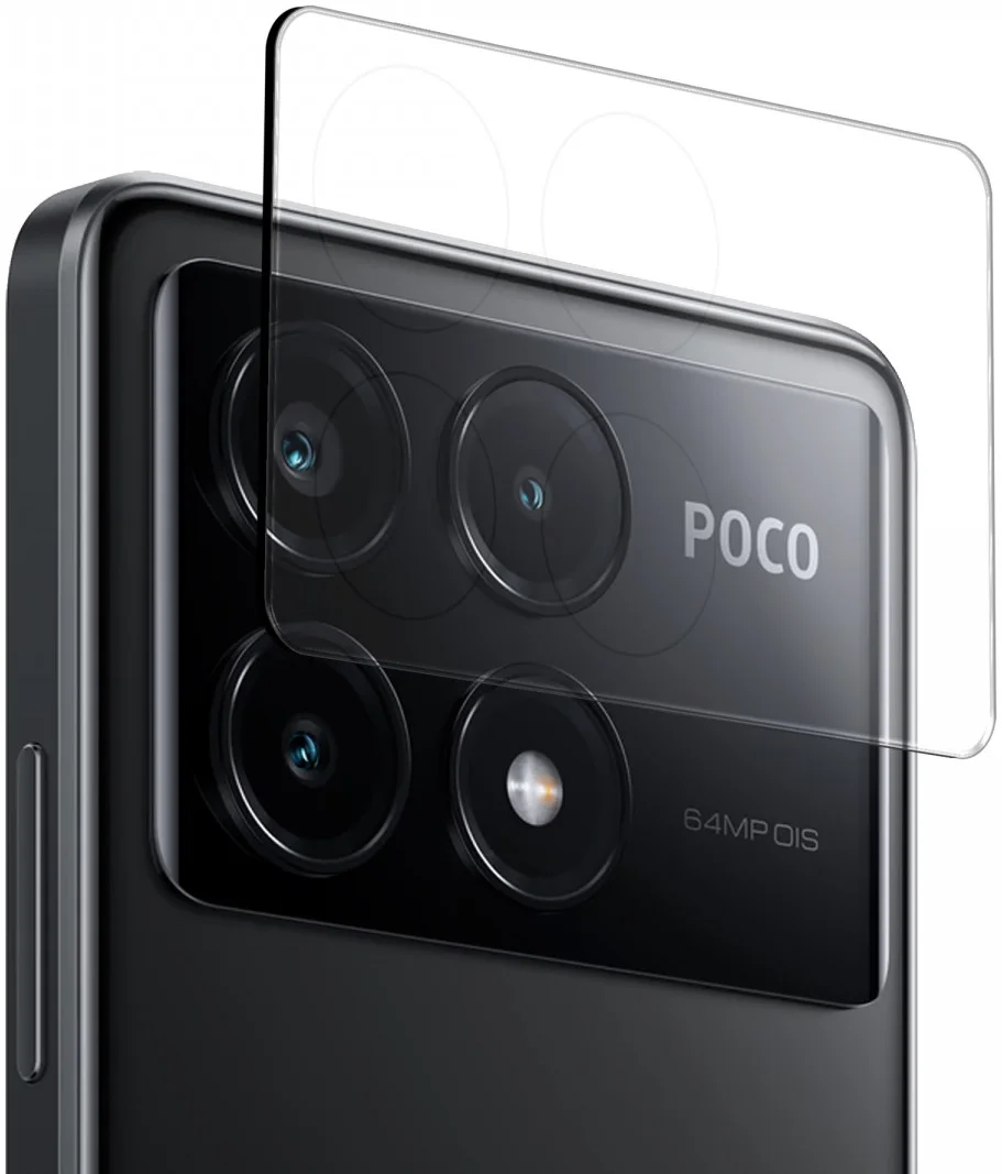 Rosso Xiaomi Poco X6 Pro Camera Lens Protector Transparant afbeelding 1