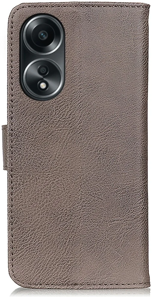 KHAZNEH Oppo A58 4G Hoesje Portemonnee Book Case Khaki afbeelding 7