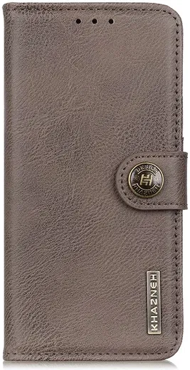 KHAZNEH Oppo A58 4G Hoesje Portemonnee Book Case Khaki afbeelding 8