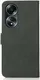 KHAZNEH Oppo A58 4G Hoesje Retro Wallet Book Case Groen afbeelding 7