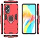 Oppo A58 4G Hoesje met Magnetische Kickstand Ring Rood afbeelding 5