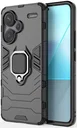 Xiaomi Redmi Note 13 Pro Plus Hoesje Magnetische Kickstand Ring Zwart