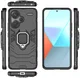 Xiaomi Redmi Note 13 Pro Plus Hoesje Magnetische Kickstand Ring Zwart afbeelding 5