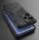 Xiaomi Redmi 13 Pro Plus Hoesje Shockproof Kickstand Back Cover Zwart afbeelding 5