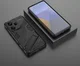 Xiaomi Redmi 13 Pro Plus Hoesje Shockproof Kickstand Back Cover Zwart afbeelding 6
